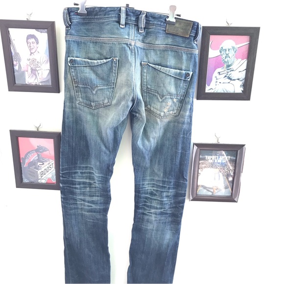 Authentic Diesel ripped denim (32-34) - Picture 8 of 10